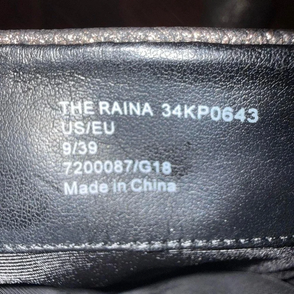 Katy Perry The Raina Slouchy Metallic Gunmetal Boots Size 9